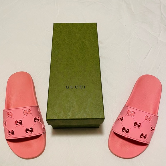 Gucci rubber slides size 40 for sale - Picture 2 of 4